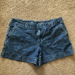 Size 6 Loft Jean Shorts